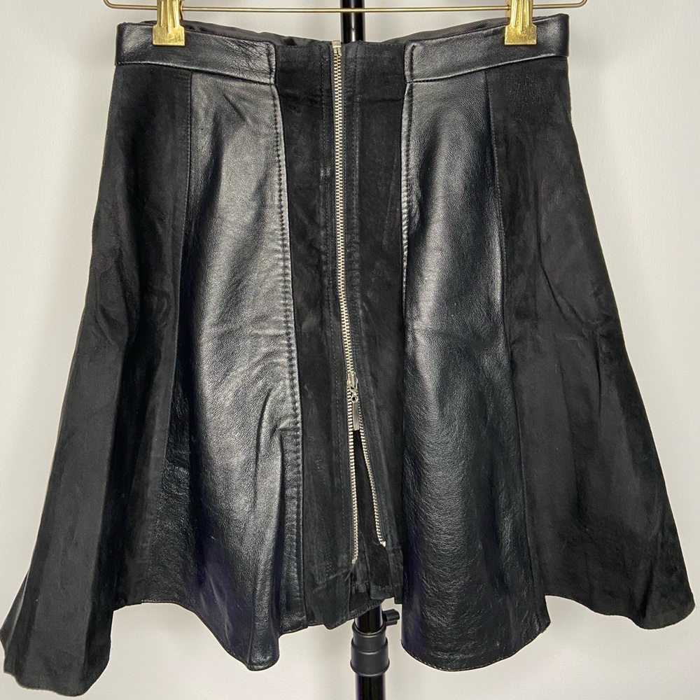 Leather skirt